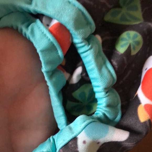 Coveralls Blueberry Koi Fish Diaper Cover - Picture 10 of 11